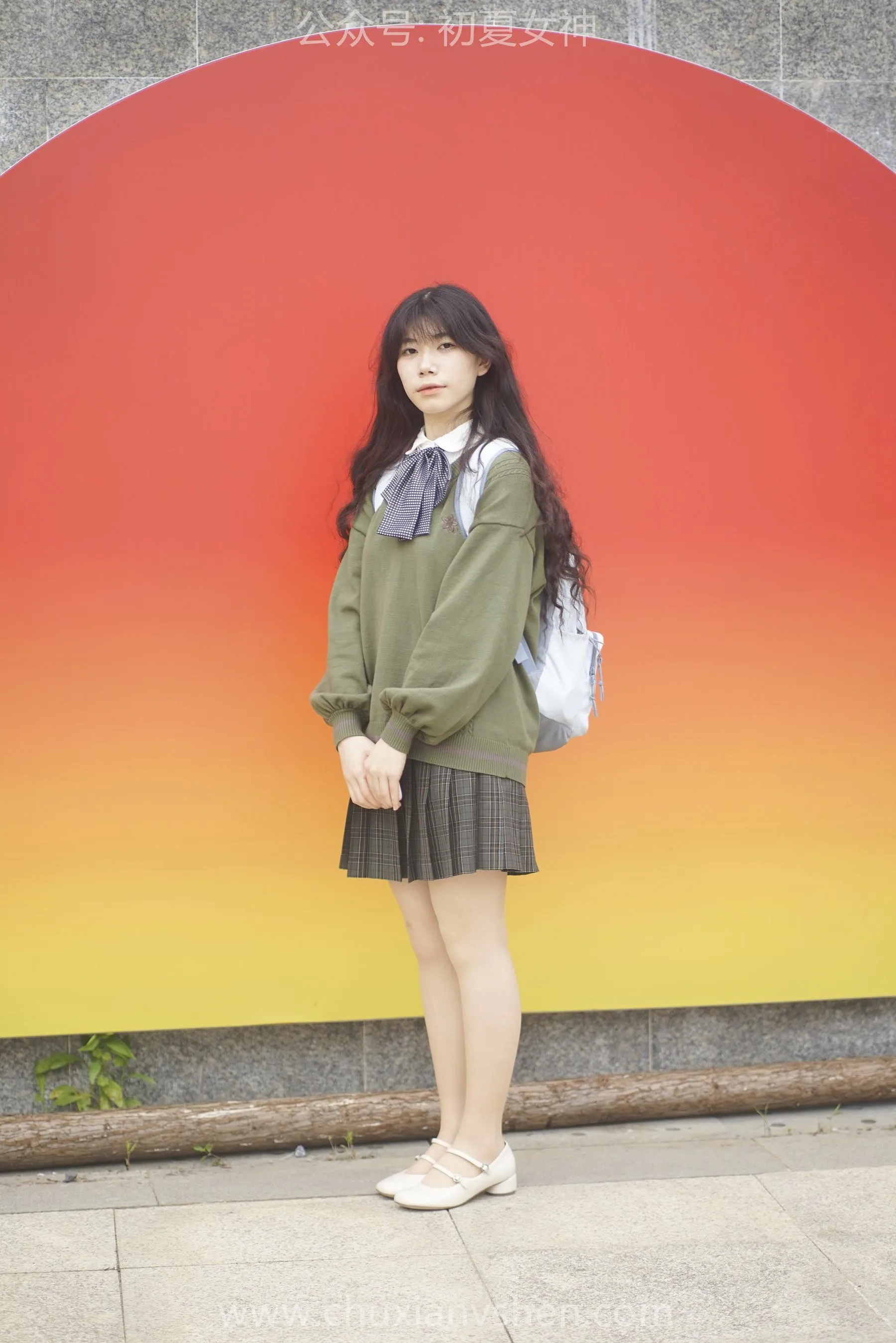 初夏女神 NO.064 欢欢 新晋学妹-学妹的一天 [164P]插图8